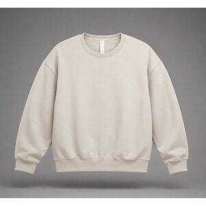 Alo Yoga Mens Accolade Crew Neck Pullover Sweatshirt Beige Sand M3207R XL